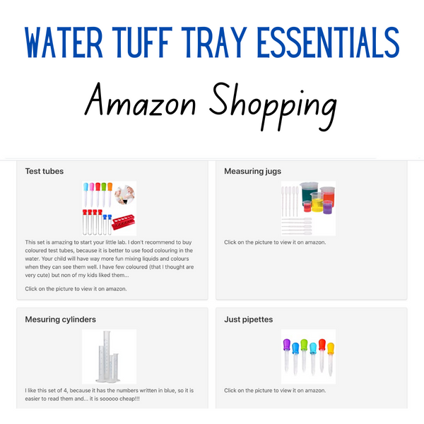 featured image thumbnail for post Shop Water Tuff Tray Essentials
