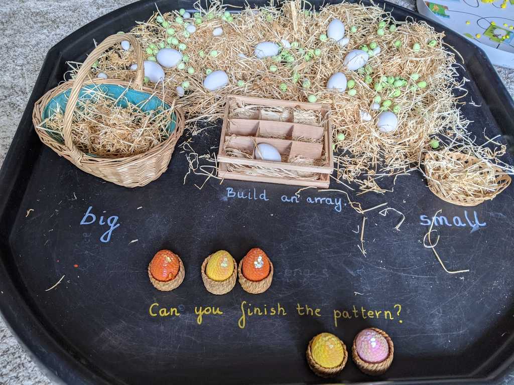Easter Tuff Tray Ideas, Learning Through Play